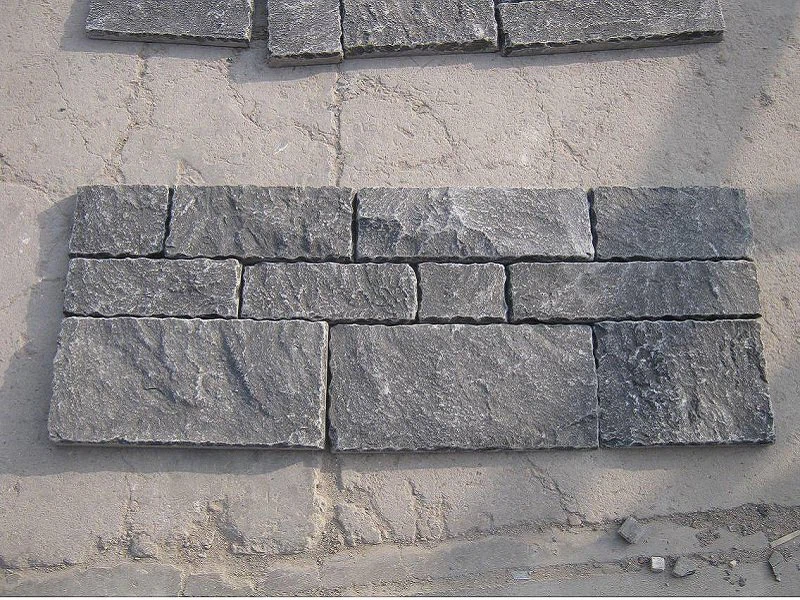 Black Limestone Random Wall Panels