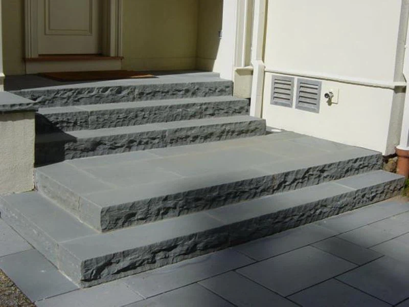 Black Sandstone Outdoor Treads And Risers