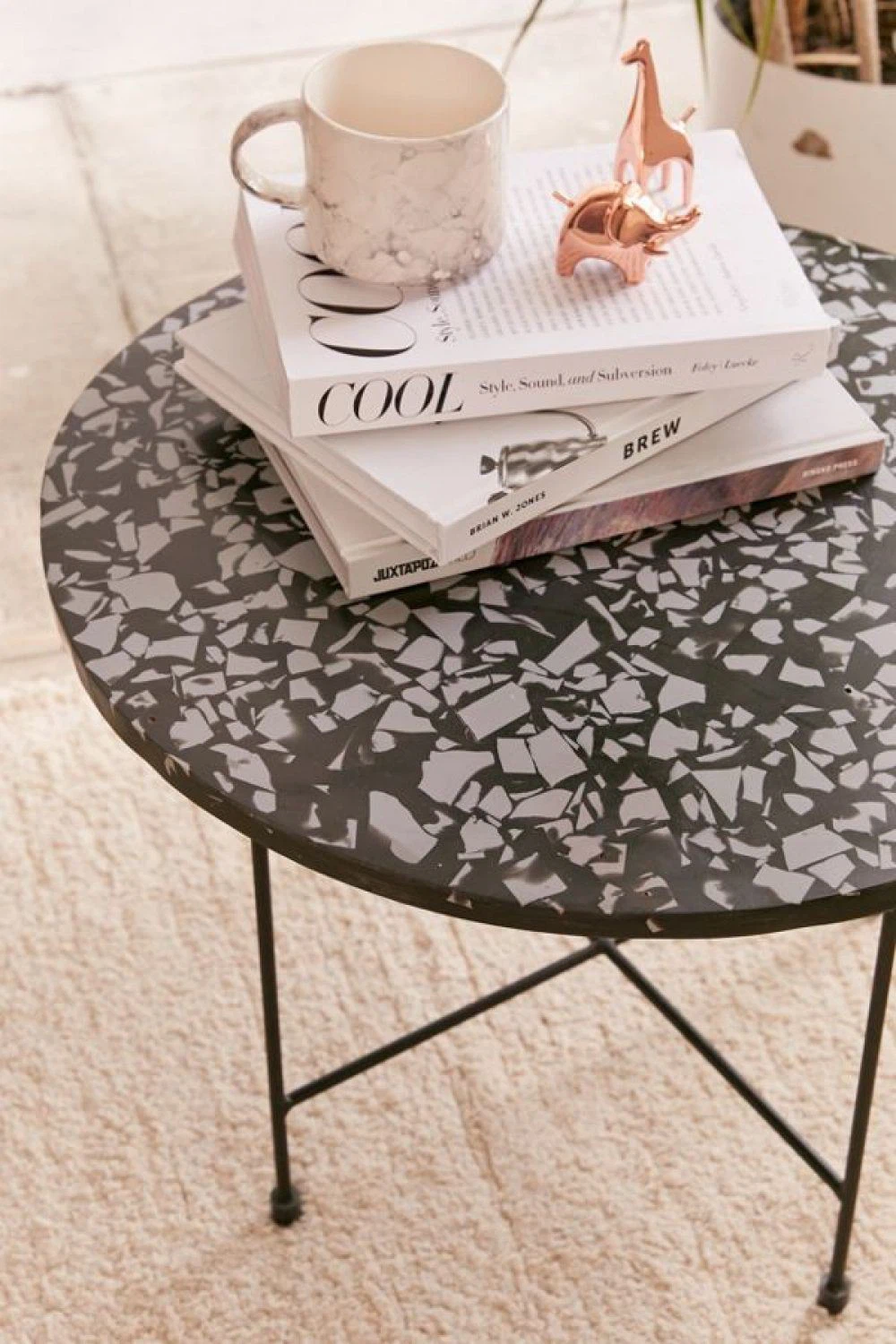 Black Terrazzo Coffee Tables