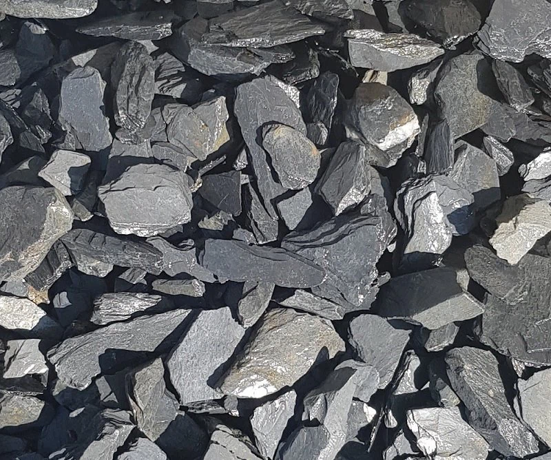 Chinese Black Crushed Slate Rocks