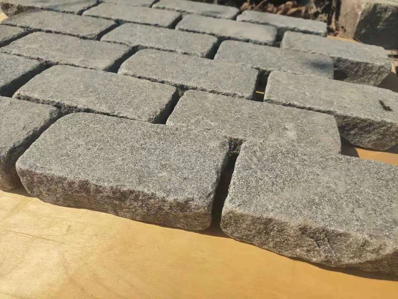 Chinese Grey Granite G654 Driverway Tumble Pavers