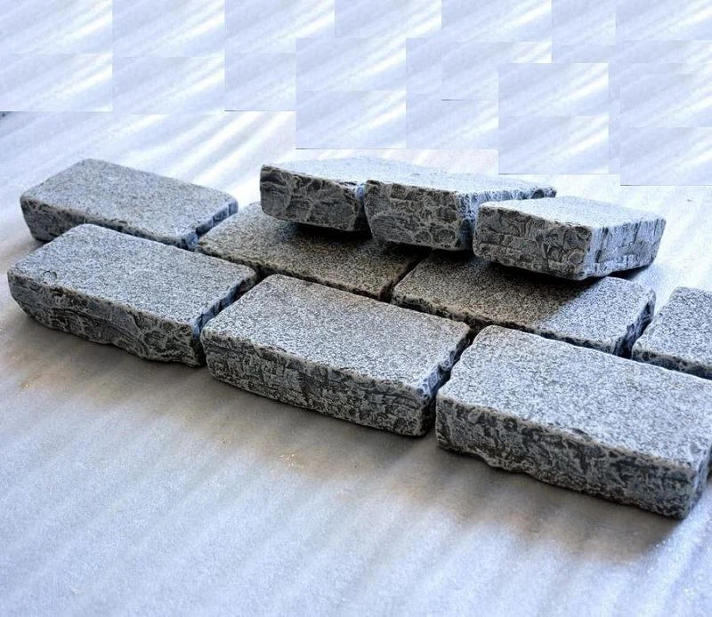 Chinese Grey Granite G654 Driverway Tumble Pavers