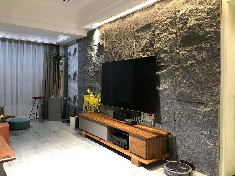 Dark Grey Granite G654 Nature Split Wall Cladding Stone