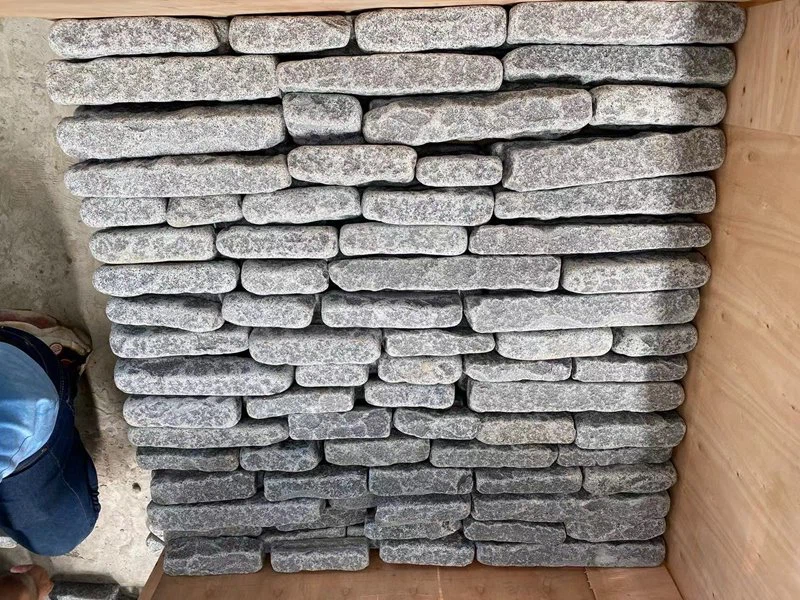 Tumbled G654 Granite Castle Stone Veneer Stacked Stone