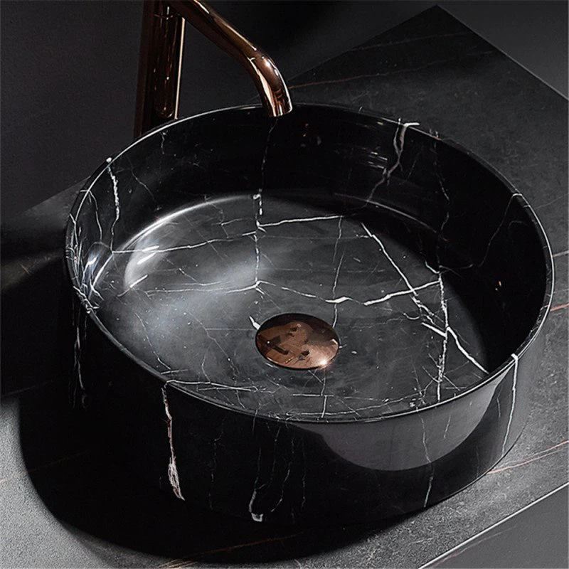 Natural Black Marble Sink