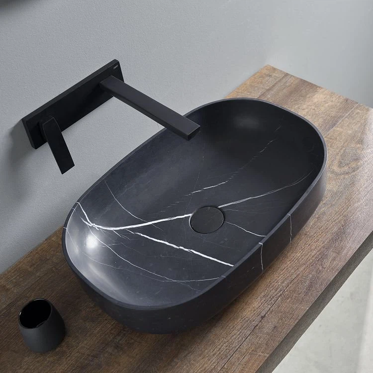 Nero Marquina Marble Wash Basin