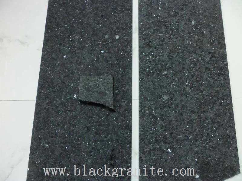 Polished Black Diamond Granite Tiles and Counter Tops