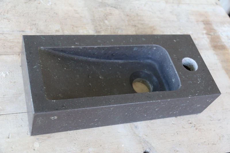 Rectangle Shape Of Black Granite Sinks