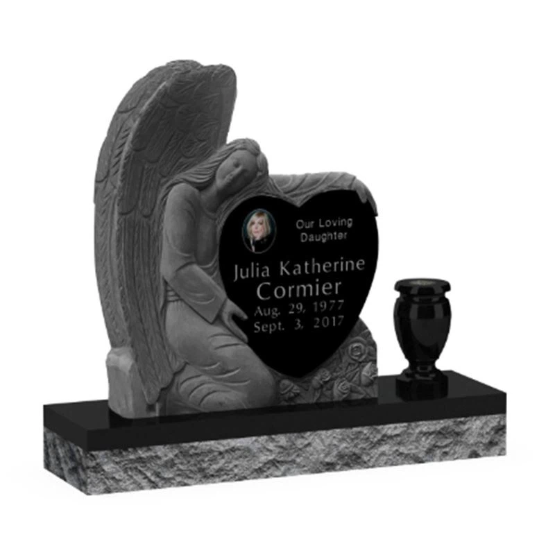 Absolute Black Contemporary Monument And Headstone