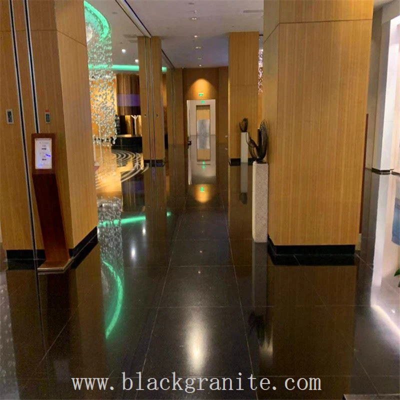 Absolute Black Granite Bullnose Tile for Floor