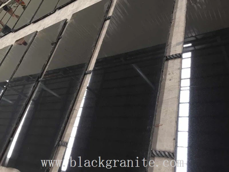 Absolute Black Granite Flamed Tile 18x18 24x24