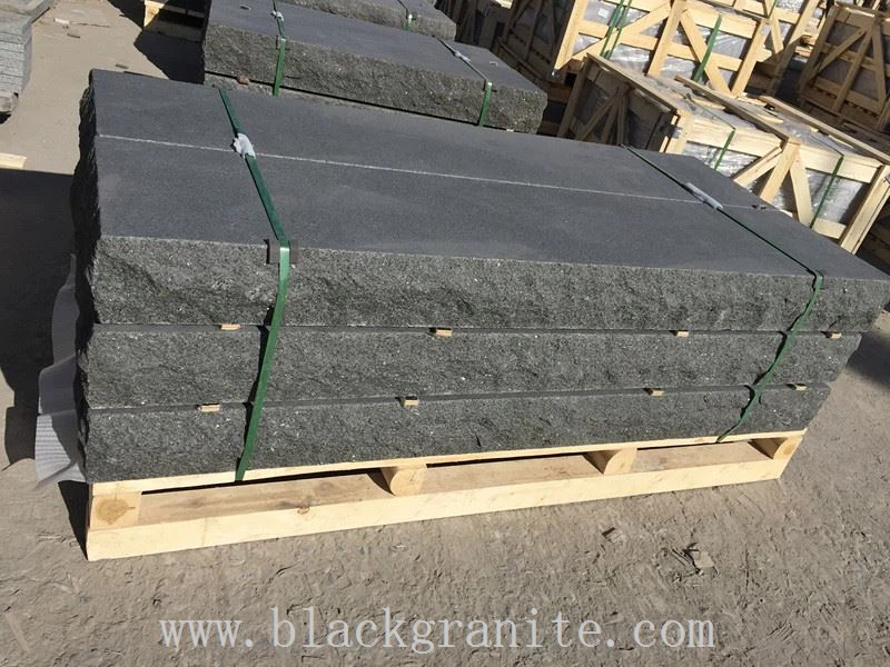 Absolute Black Granite Flamed Tile 18x18 24x24