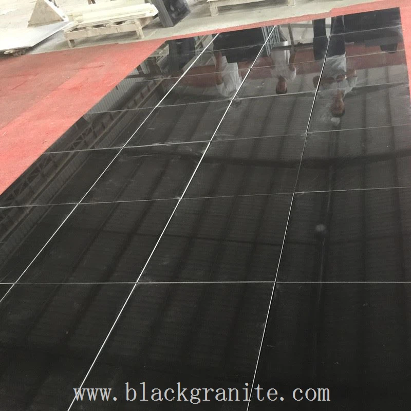 Absolute Black Granite Flamed Tile 18x18 24x24