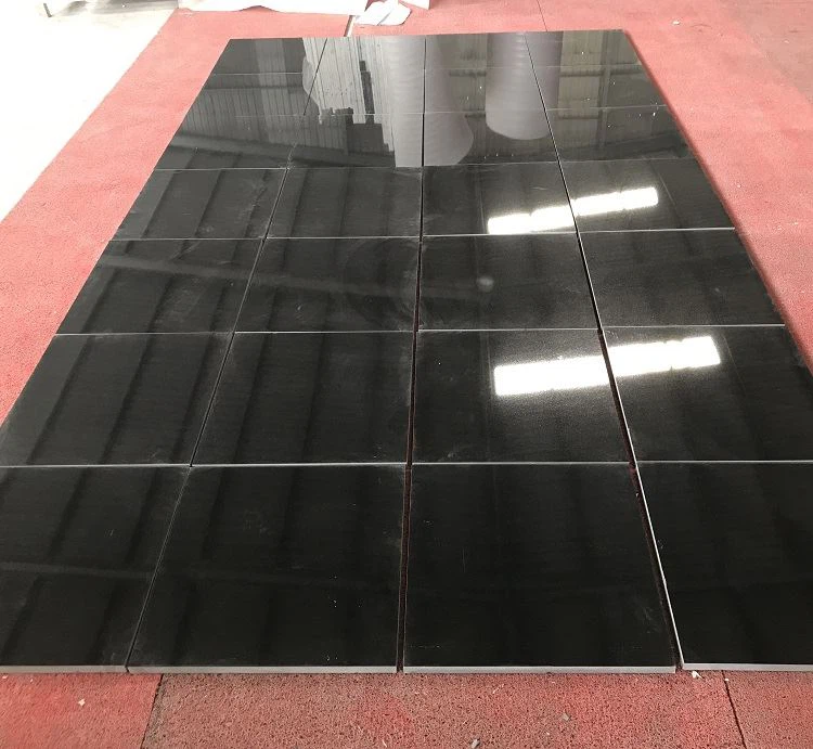 Absolute Black Granite Floor Tiles