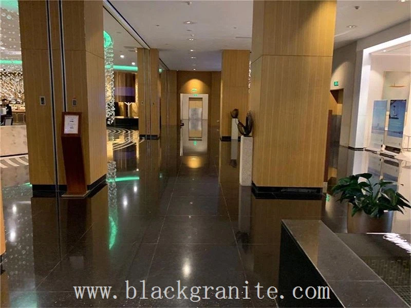 Absolute Black Granite Tile of 12x24