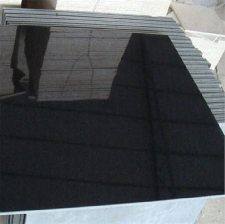 Absolute Black Zimbabwe Granite Floor Tiles And Kitchen Countertops