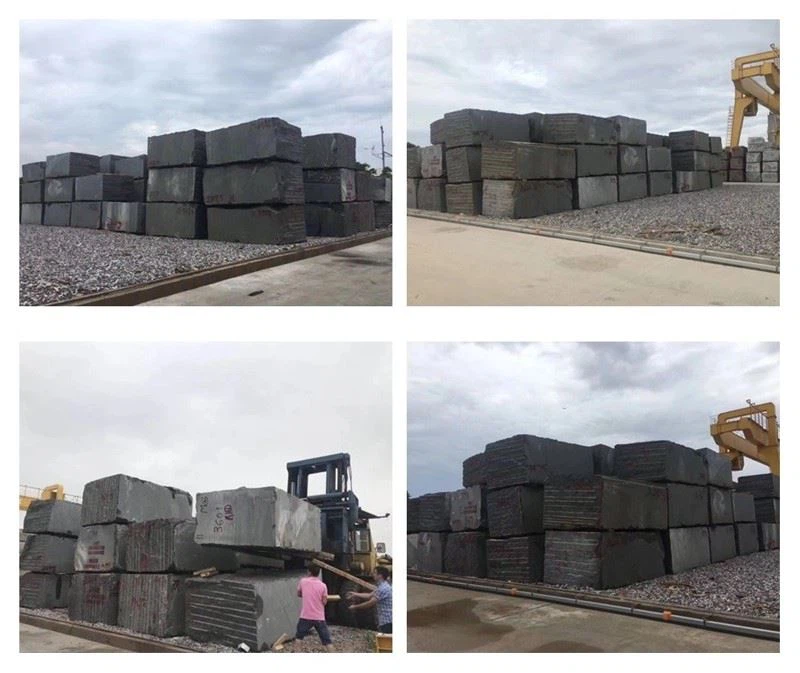 Angola Black Granite Slabs For Counterrtop quarry