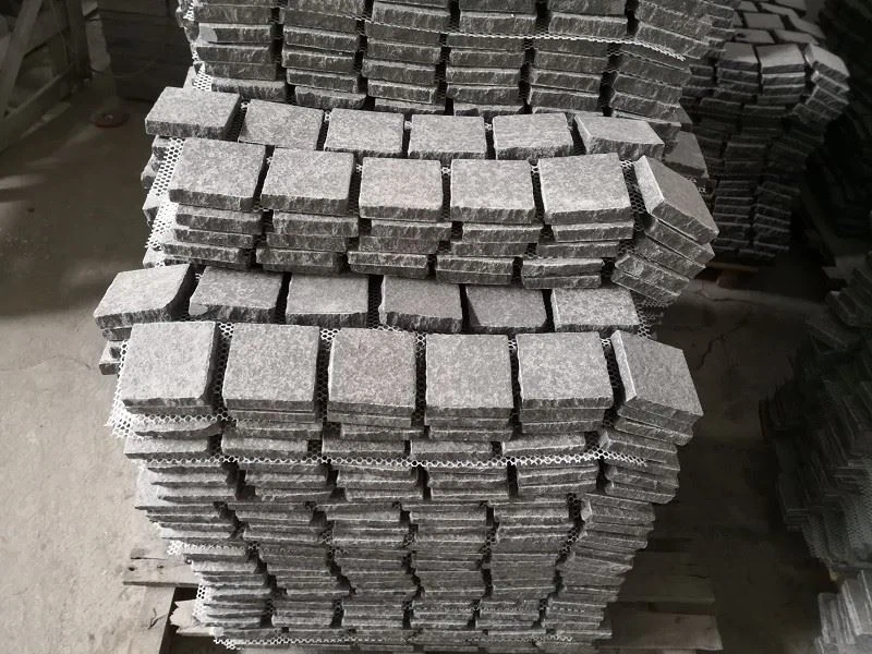 Black Basalt G684 Mesh Cobblestones