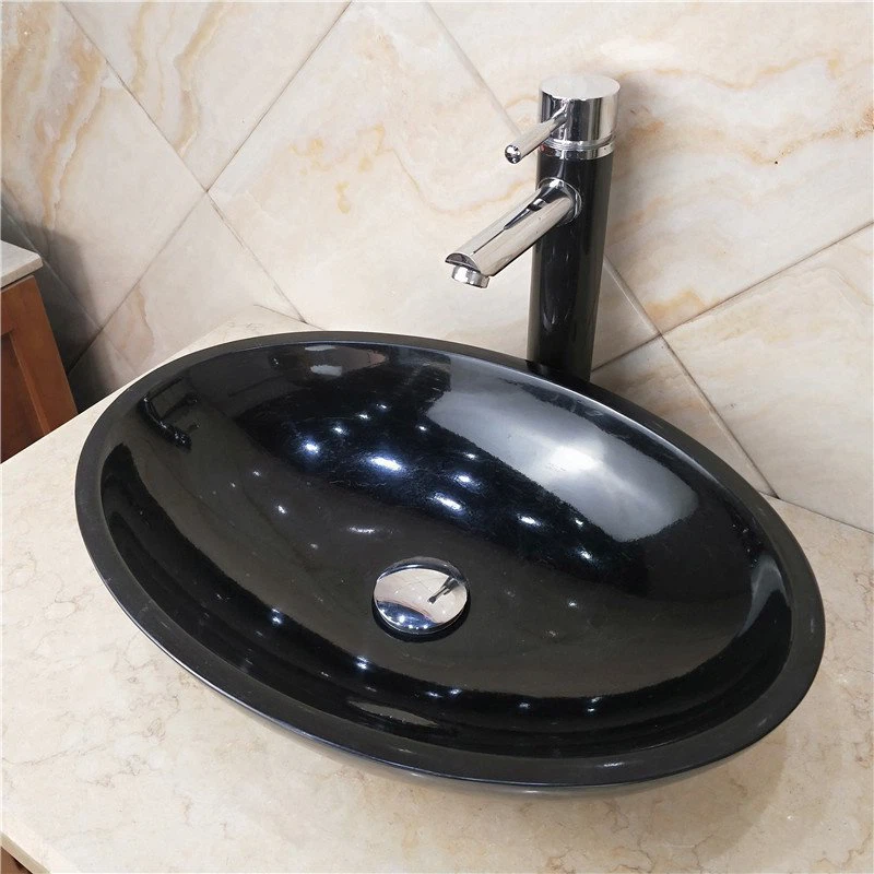 Black Bathroom Stone Sinks