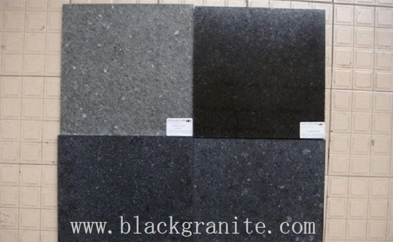 Black Diamond Granite Flamed and Polish Paving