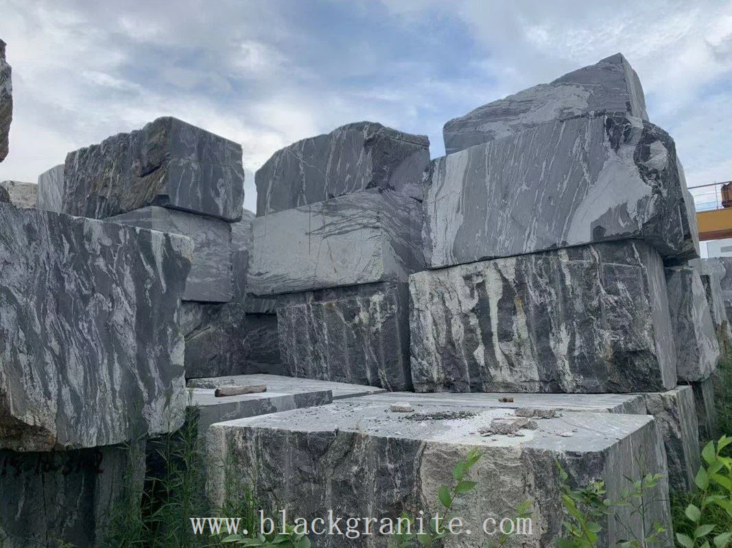 Black Forest Granite Leathered Slabs for Flooring