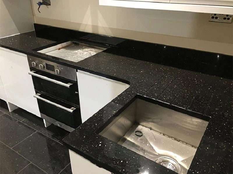 Black Galaxy Granite Benchtops