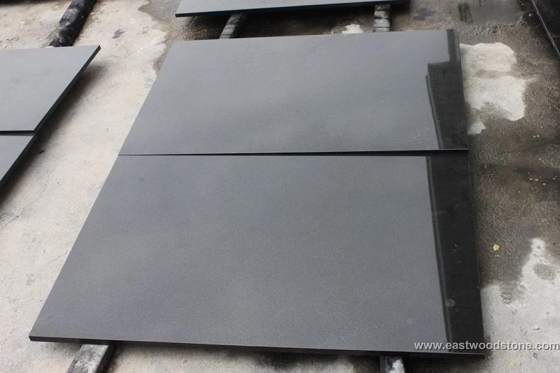 Black Galaxy Granite Polish Tile For Flooring