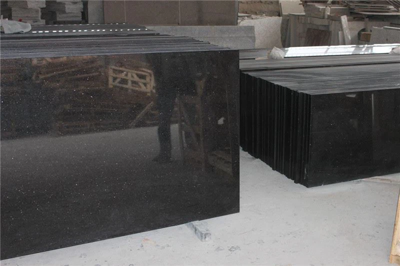 Black Galaxy Granite Slab