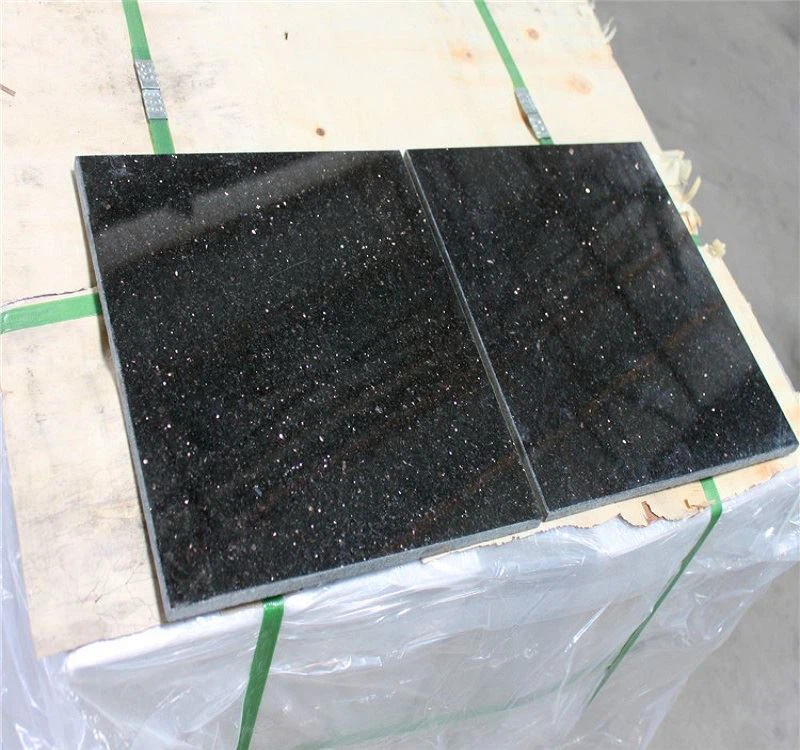 Black Galaxy Granite Tile