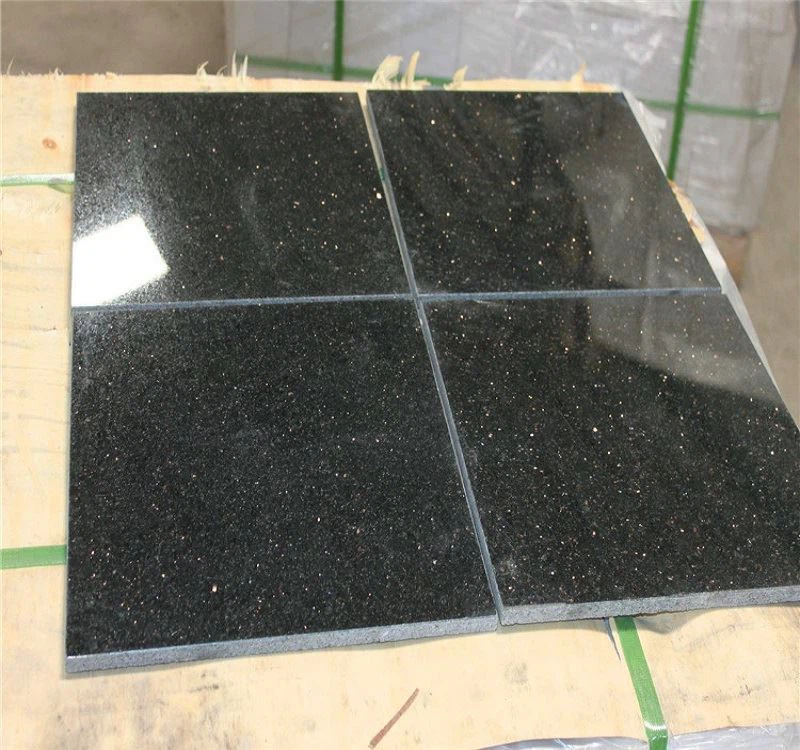 Black Galaxy Granite Tile