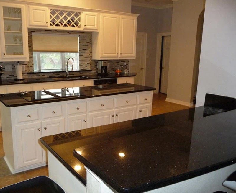 Black Galaxy Kitchen Countertops