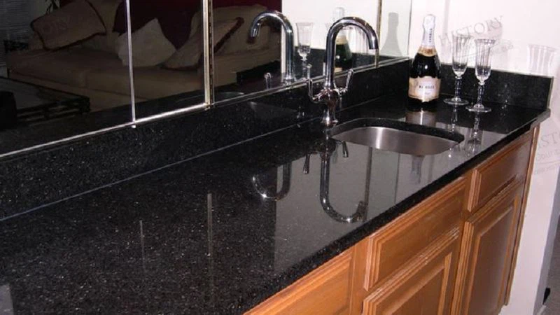 Black Galaxy Kitchen Countertops