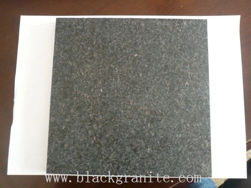 Black Golden Star Galaxy Granite Tile 600x600 and 18x18