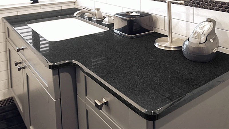 Black Granite Bathroom Vanity Tops