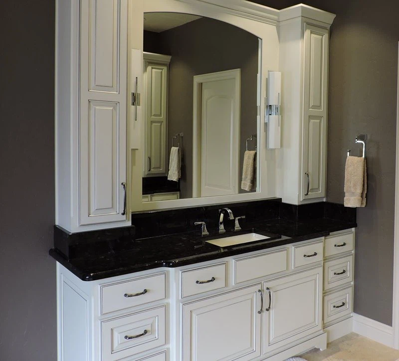 Black Granite Bathroom Vanity Tops