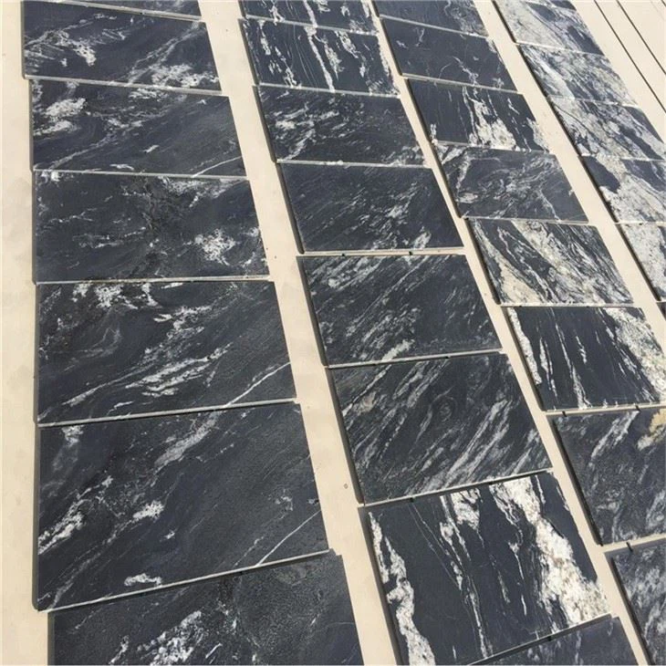 Black Granite Countertops With White Veins