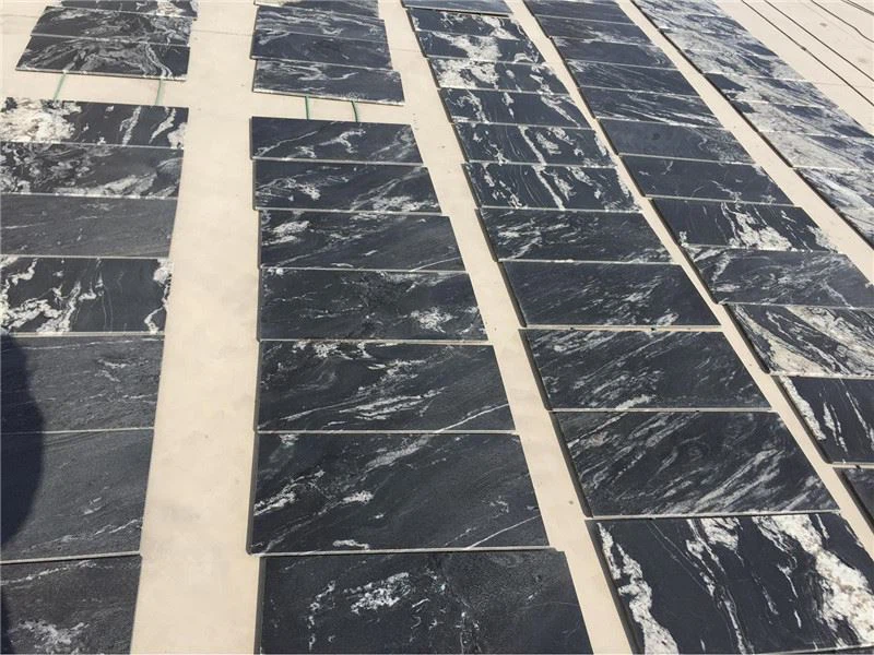 Black Granite Countertops With White Veins