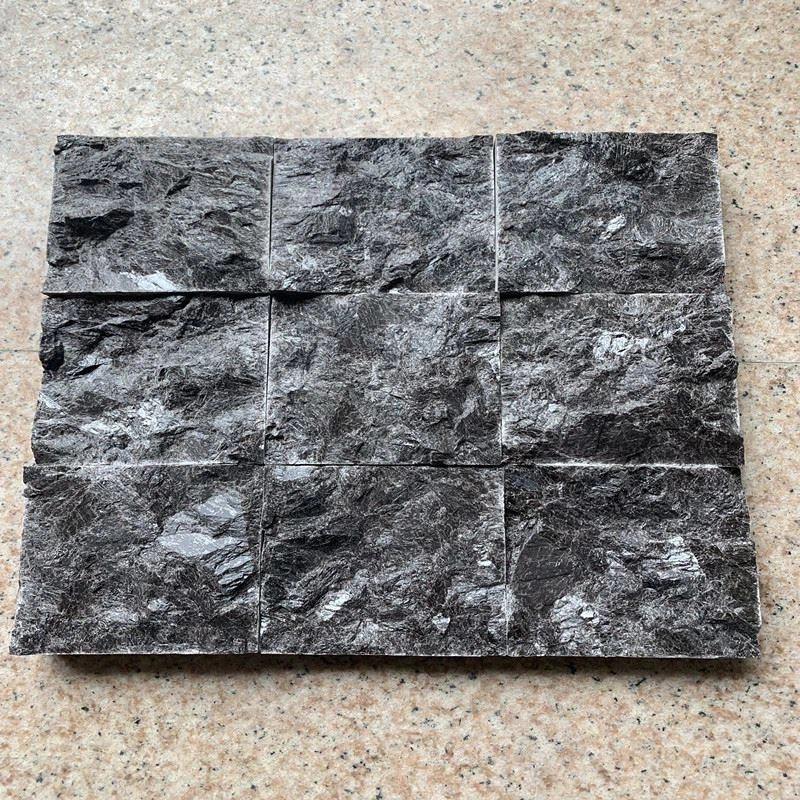 Black Granite Cube Cobble Stone For Wall And Pavers