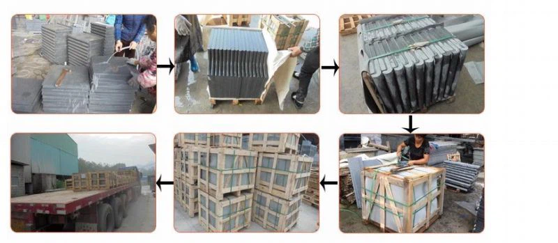 Black Granite Floor Tile packing