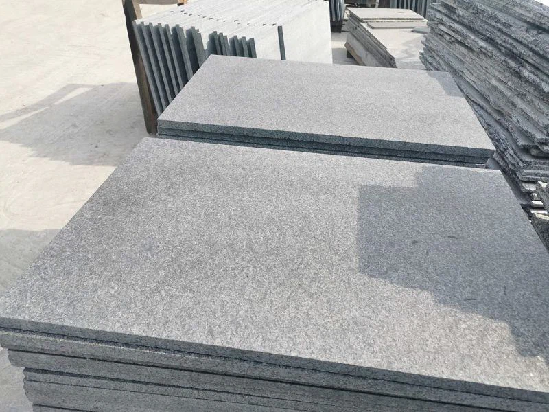 Black Granite Floor Tile