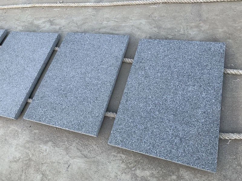 Black Granite Floor Tile