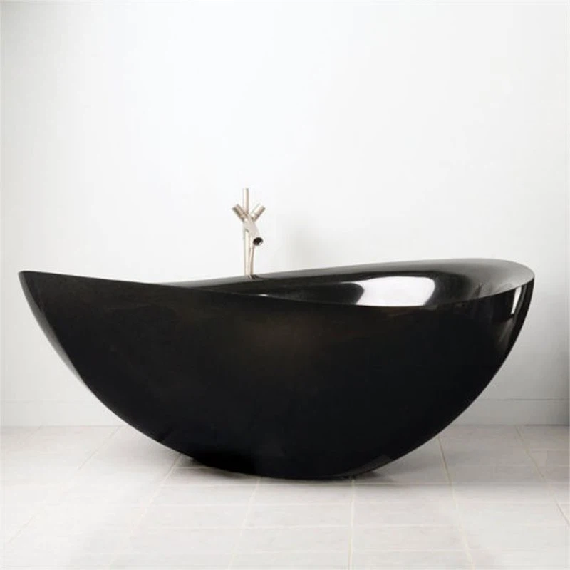 Black Granite Freestanding Bathroom Bathtub