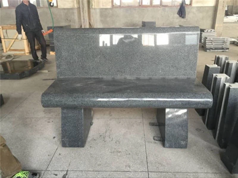 Black Granite Garden Engraving Benches