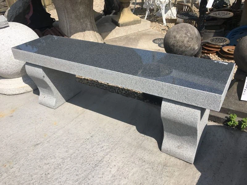 Black Granite Garden Engraving Benches