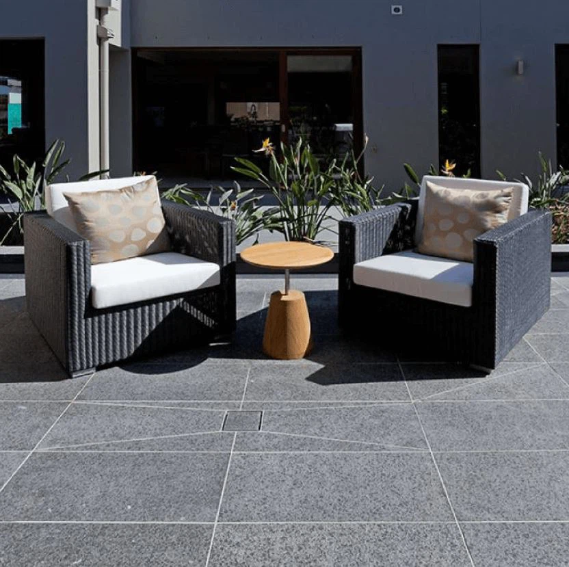 Black Granite Paving