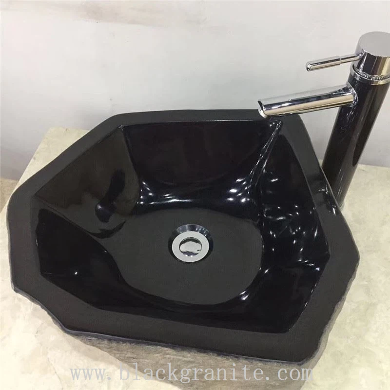 Black Granite Single Bowl Sink for Ketchen