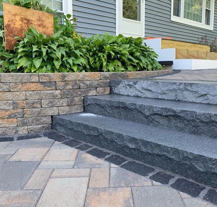 Black Granite Step