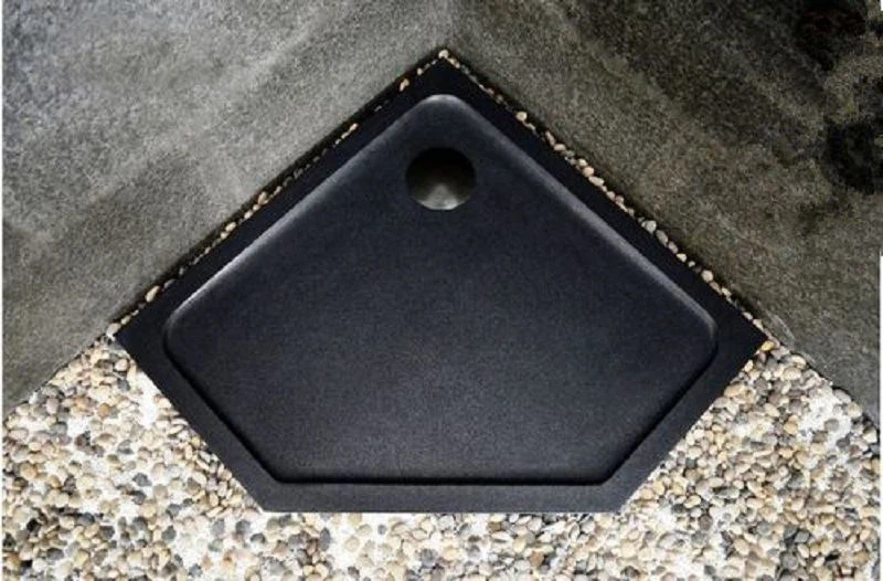 Black Granite Stone Shower Tray