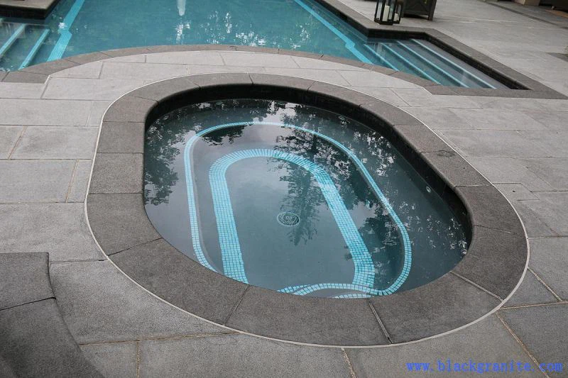 Black Granite Tiles For Pool Coping