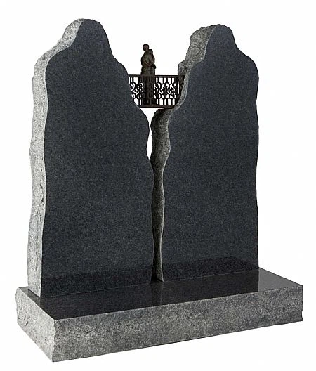 Black Granite Tombstone